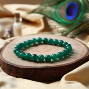 Green Jade Crystal Bracelet – 8 MM (Calming & balancing)